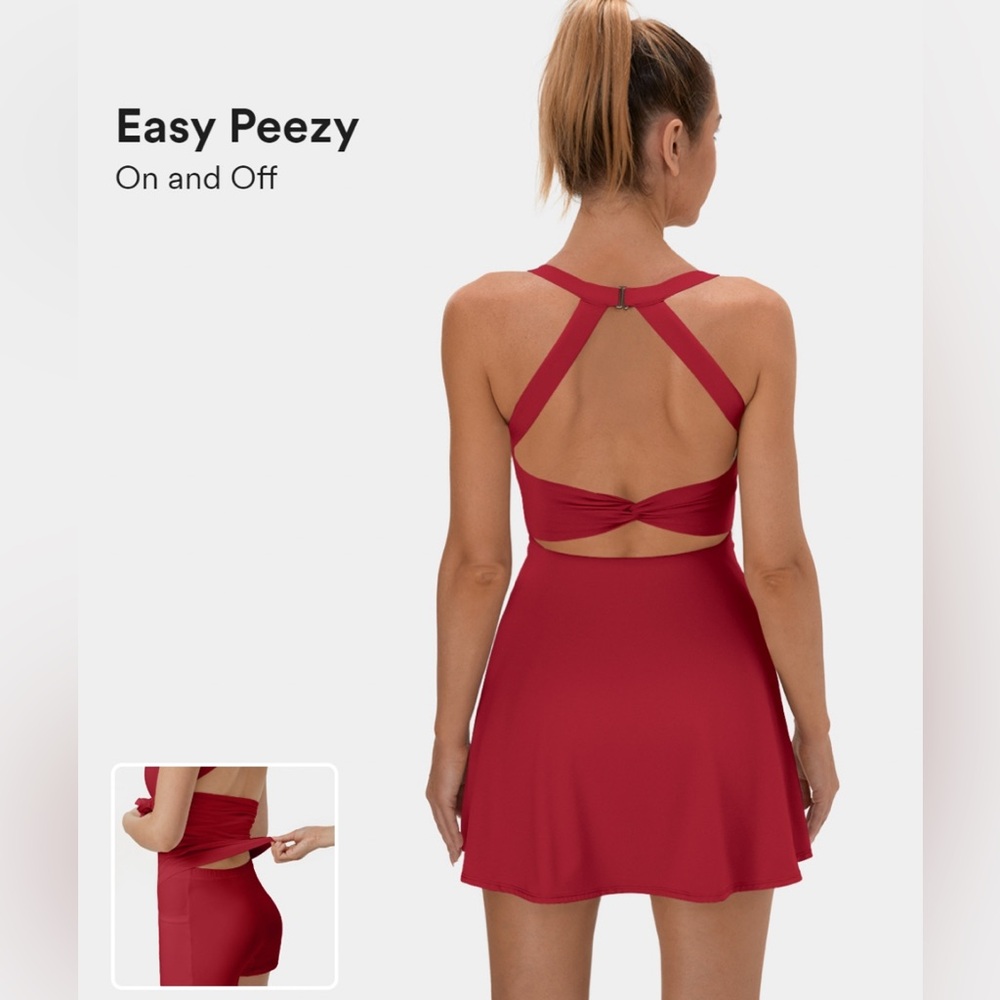 New. Backless Crisscross Active Dress-Easy Peezy Edition *1
Salsa/XS